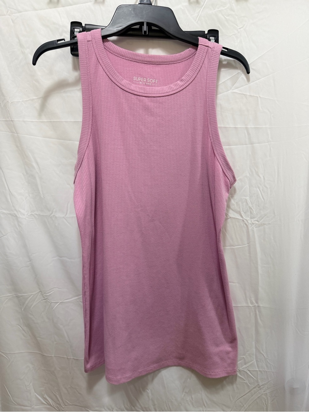Torrid Dusty Pink Ribbed Tank Top